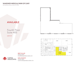 210 Ashville Ave, Cary, NC for lease Floor Plan- Image 2 of 2