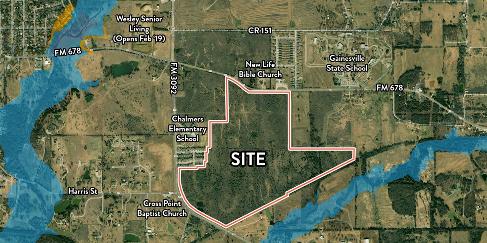 FM 3092, Gainesville, TX for sale - Aerial - Image 1 of 1