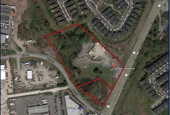 9816-9824 Richmond Hwy, Lorton, VA for sale - Aerial - Image 3 of 8