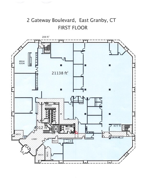 2 Gateway Blvd, East Granby, CT for lease Floor Plan- Image 1 of 1