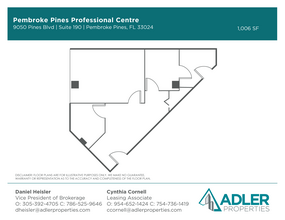 9050 Pines Blvd, Pembroke Pines, FL for lease Floor Plan- Image 1 of 1