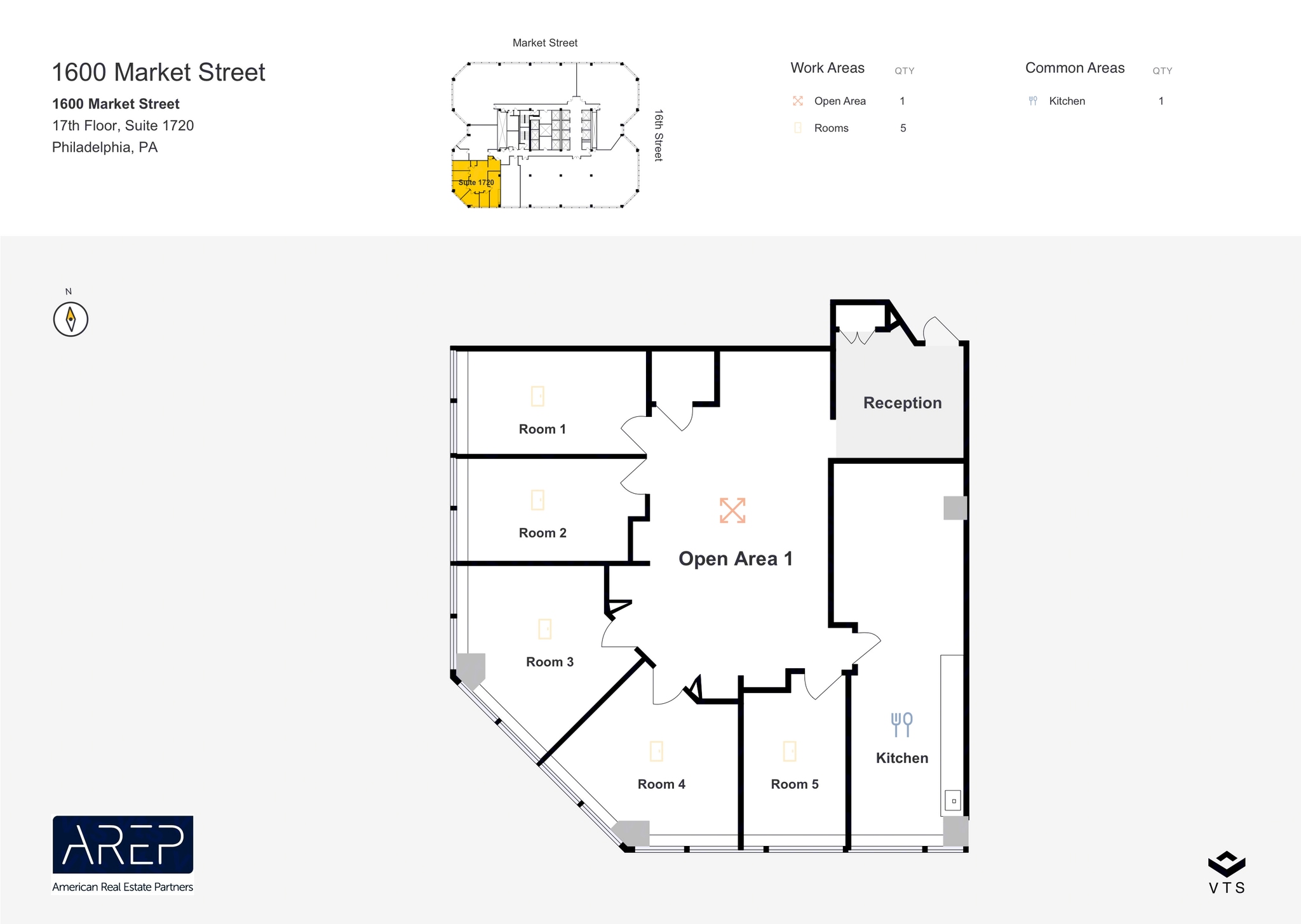 1600 Market St, Philadelphia, PA for lease Floor Plan- Image 1 of 1