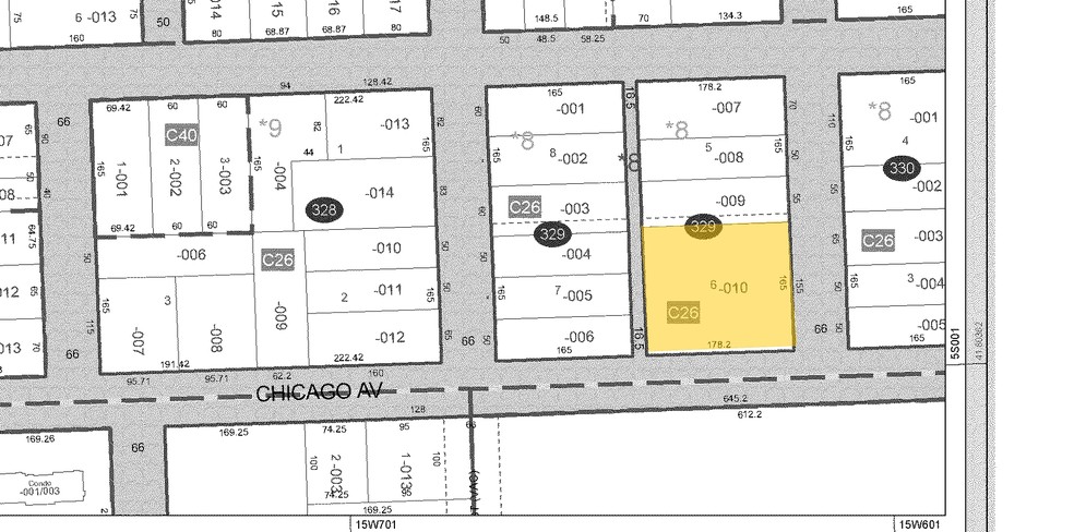 211 W Chicago Ave, Hinsdale, IL for lease - Plat Map - Image 2 of 29