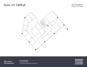 555 Republic Dr, Plano, TX for lease Floor Plan- Image 1 of 1