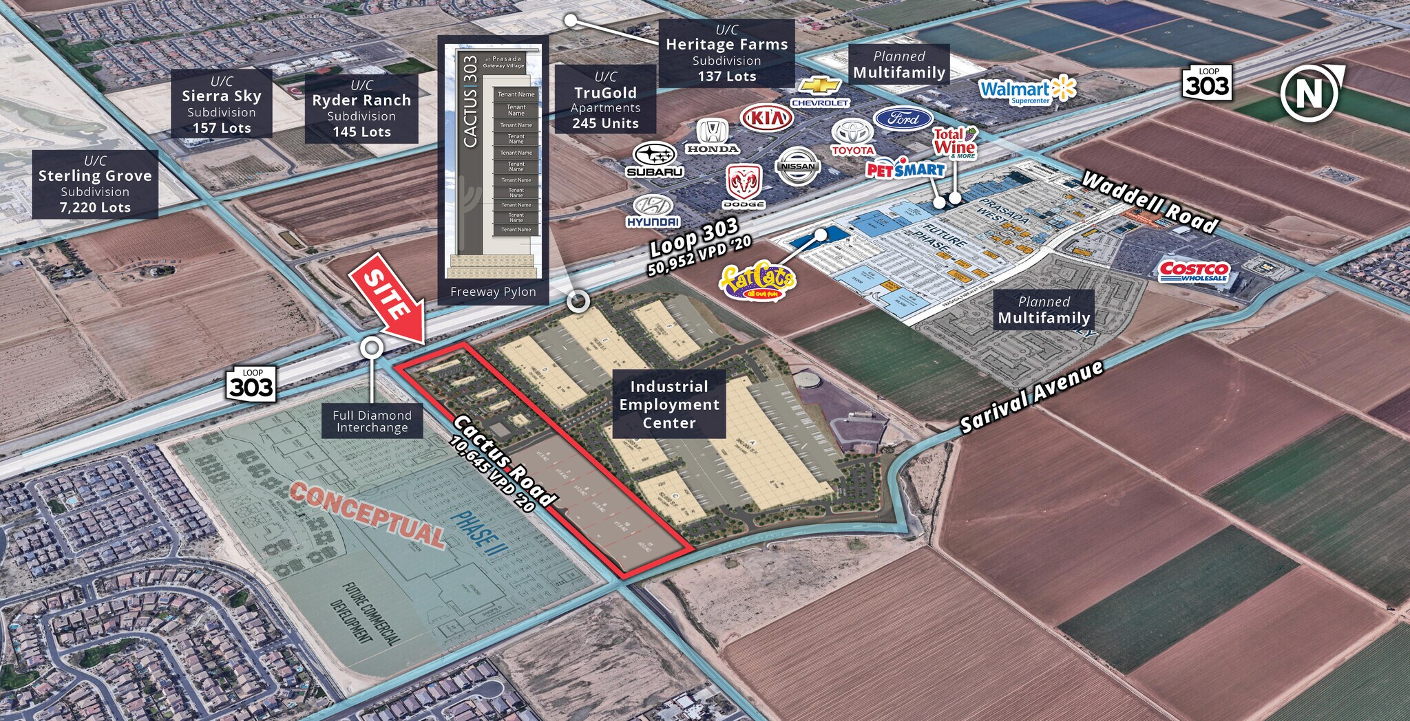 NEC Cactus Rd & Loop 303, Surprise, AZ 85388 Land for Sale