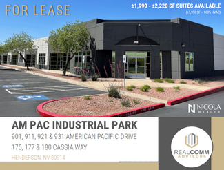 More details for 901 American Pacific Dr, Henderson, NV - Industrial for Lease