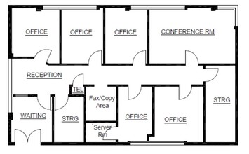 410 W Arden Ave, Glendale, CA for lease Floor Plan- Image 1 of 1