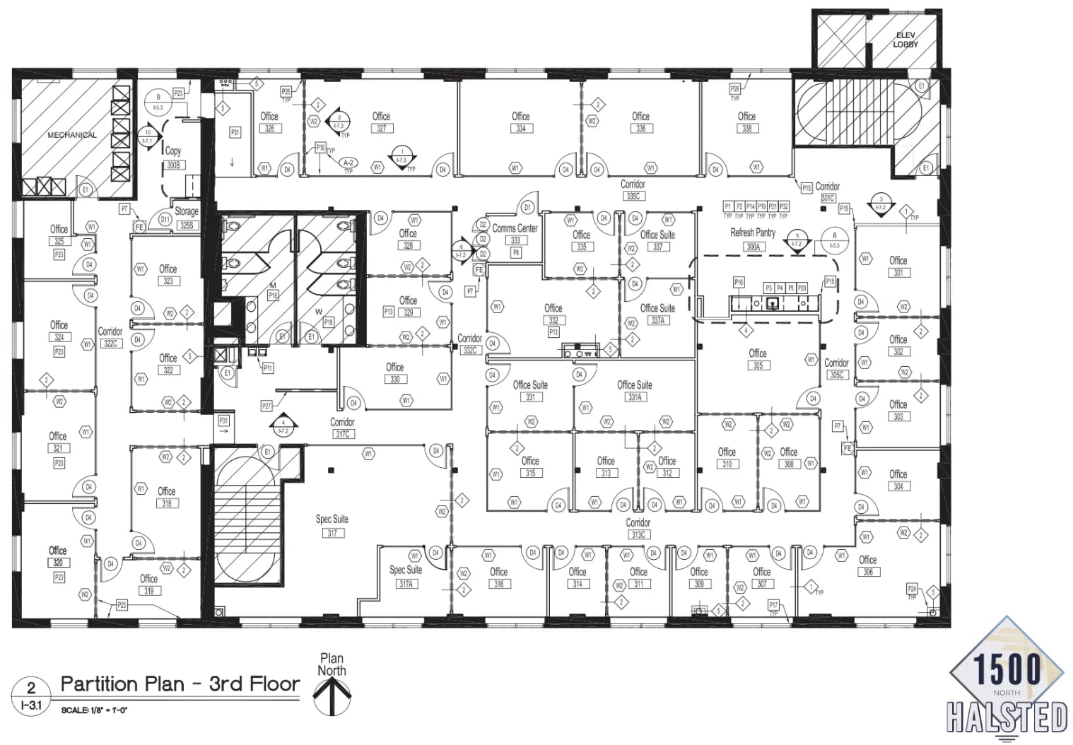 1500 N Halsted St, Chicago, IL for lease Floor Plan- Image 1 of 1
