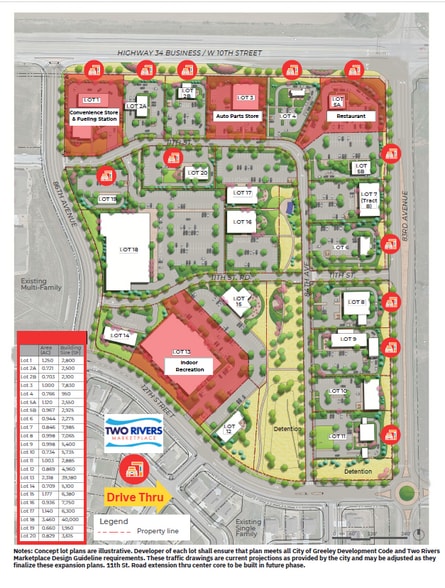 Highway 34 Business & 83rd Avenue, Greeley, CO for sale - Site Plan - Image 2 of 15