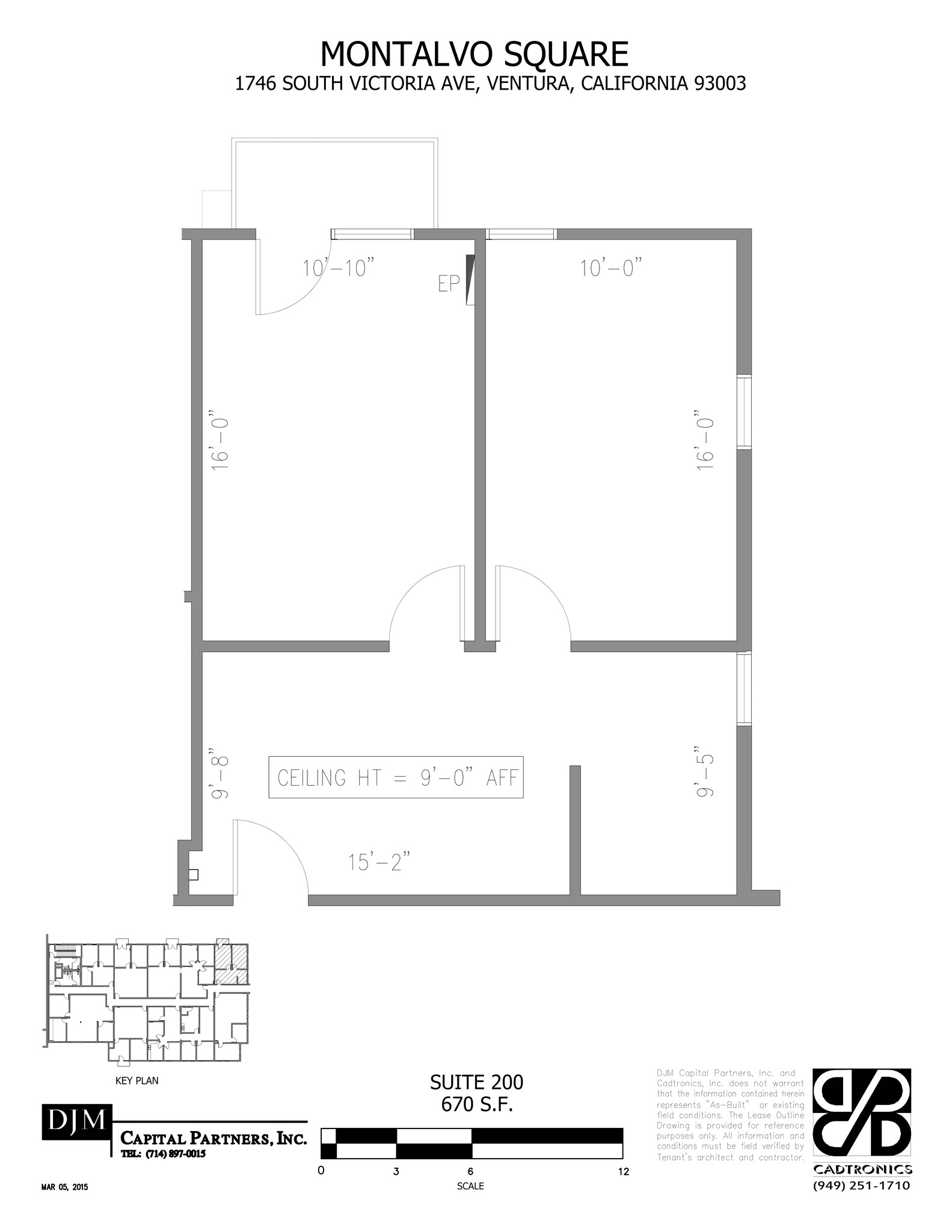 1746 S Victoria Ave, Ventura, CA for lease Site Plan- Image 1 of 1