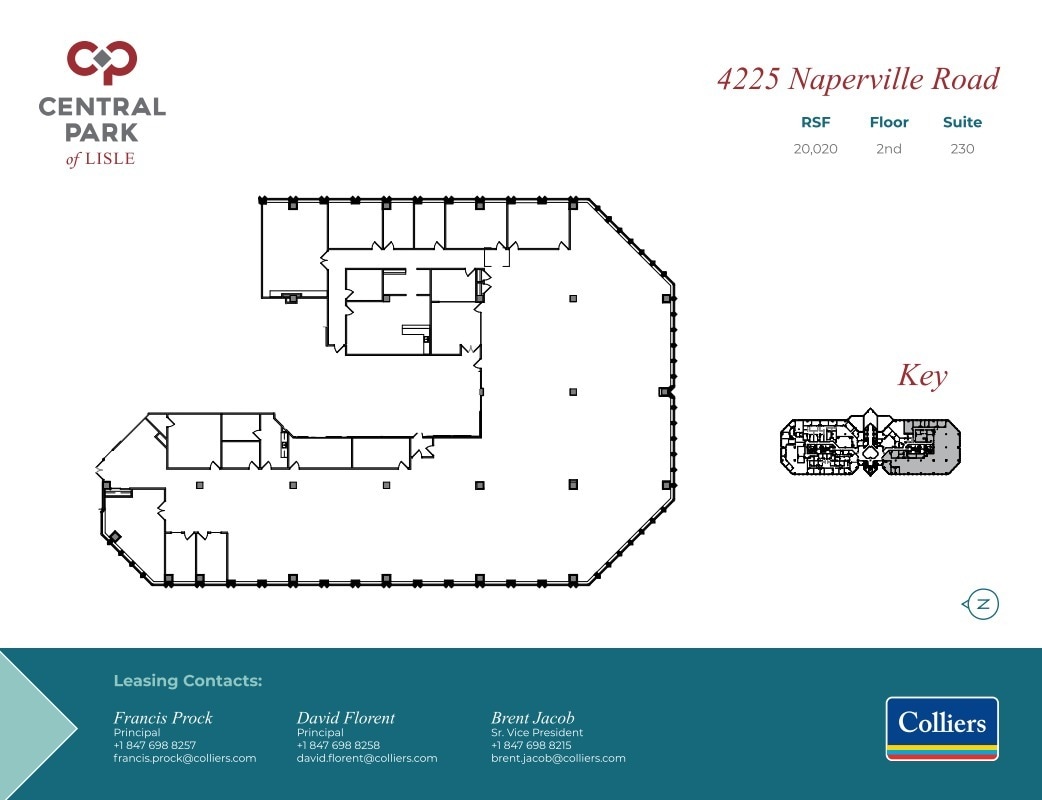 3333 Warrenville Rd, Lisle, IL for lease Floor Plan- Image 1 of 1