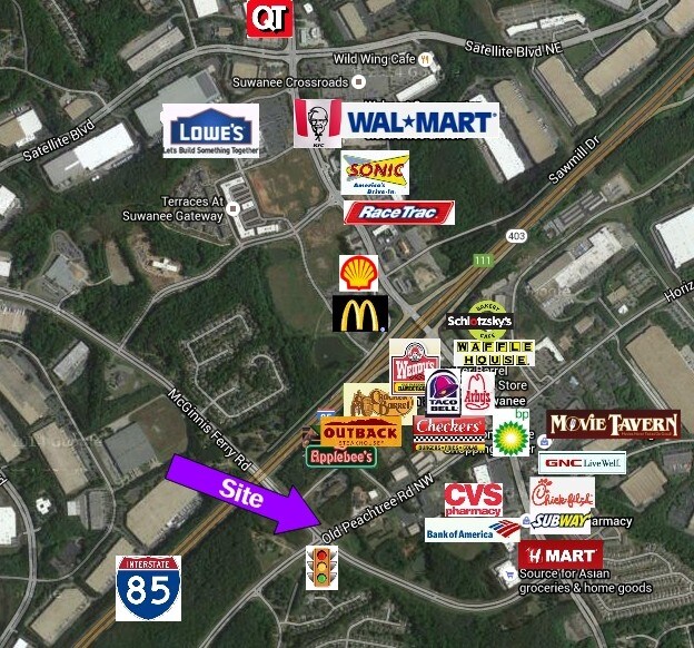 McGinnis Ferry Rd and Old Peachtree Rd, Suwanee, GA for sale Building Photo- Image 1 of 1