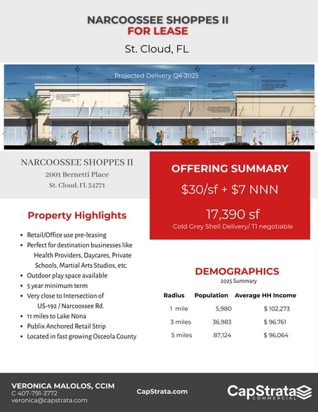 2001 Bernetti Place, Saint Cloud, FL for lease - Building Photo - Image 1 of 1