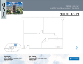 5251 Dtc Pky, Greenwood Village, CO for lease Floor Plan- Image 1 of 2