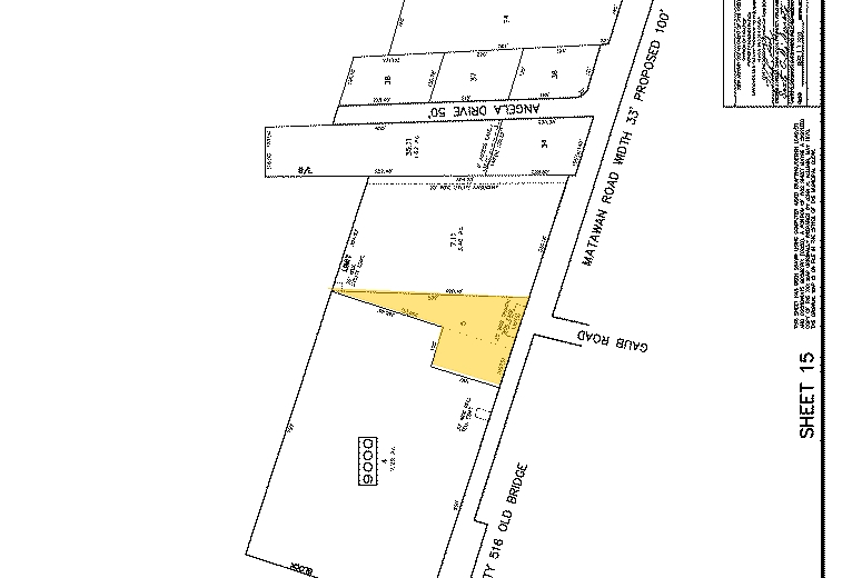 2590 Rt 516, Old Bridge, NJ for lease - Plat Map - Image 3 of 5