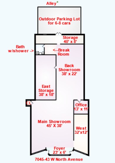 7045 W North Ave, Oak Park, IL for sale - Floor Plan - Image 2 of 2