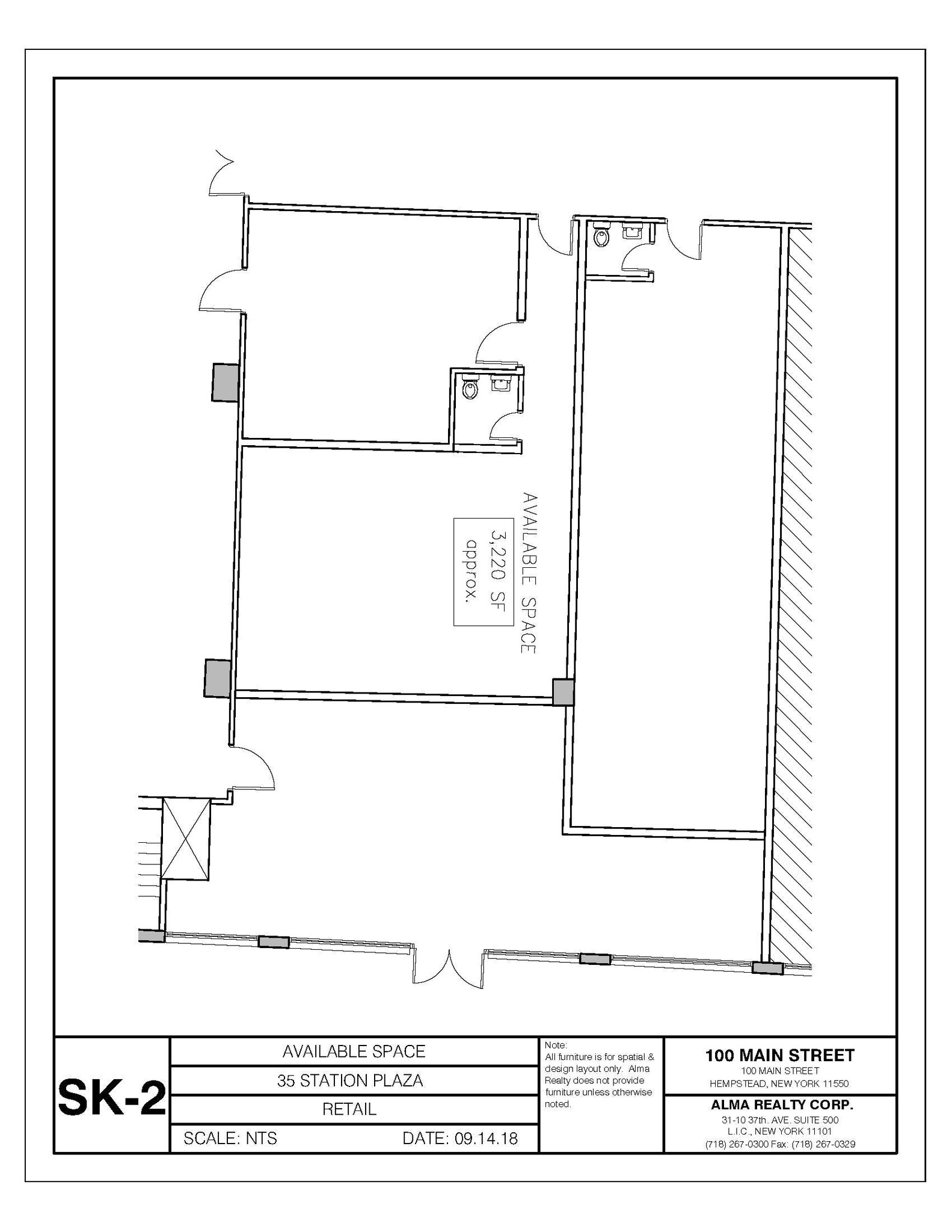 86-110 Main St, Hempstead, NY for lease Floor Plan- Image 1 of 1