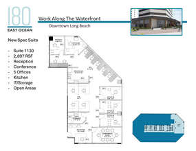 180 E Ocean Blvd, Long Beach, CA for lease Floor Plan- Image 1 of 1