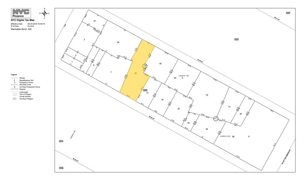 140 W 30th St, New York, NY for lease - Plat Map - Image 3 of 8