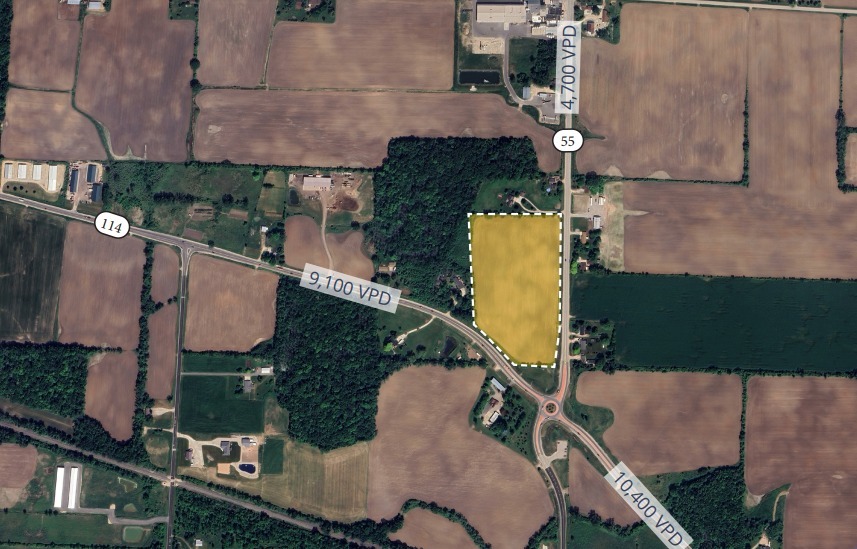 Highway 114 & Highway 55, Hilbert, WI for sale - Primary Photo - Image 1 of 2