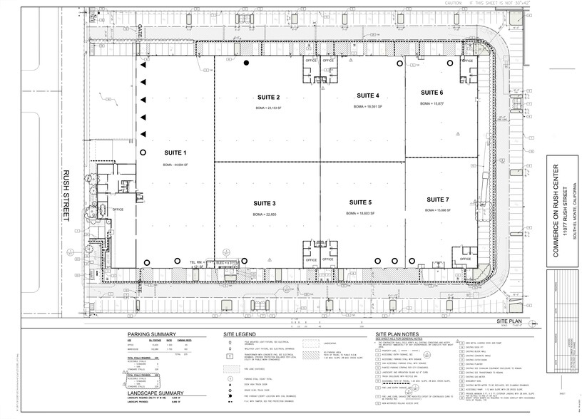 11077 Rush St, South El Monte, CA for lease - Site Plan - Image 3 of 13