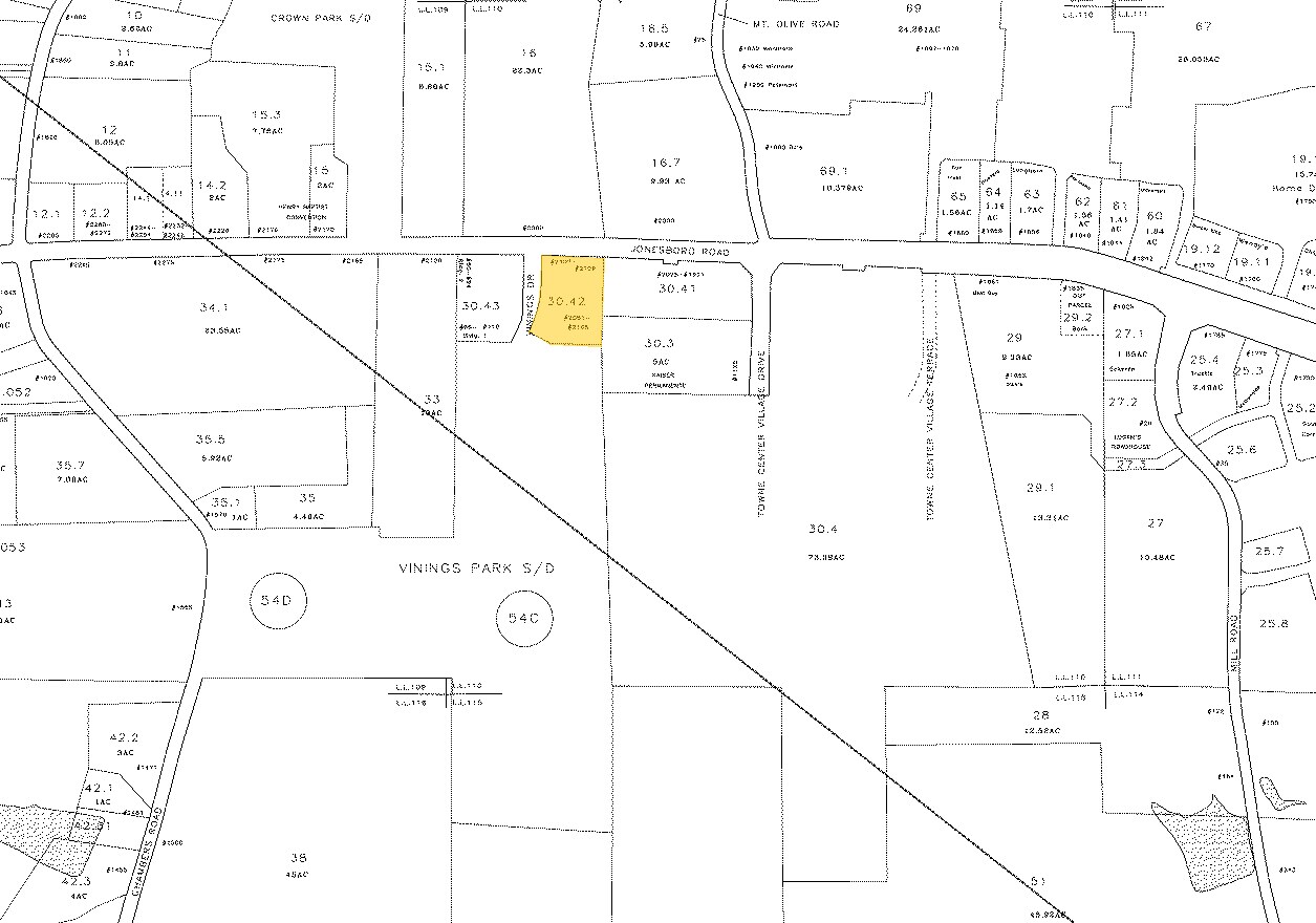 2081-2109 Jonesboro Rd, Mcdonough, GA for sale Plat Map- Image 1 of 1