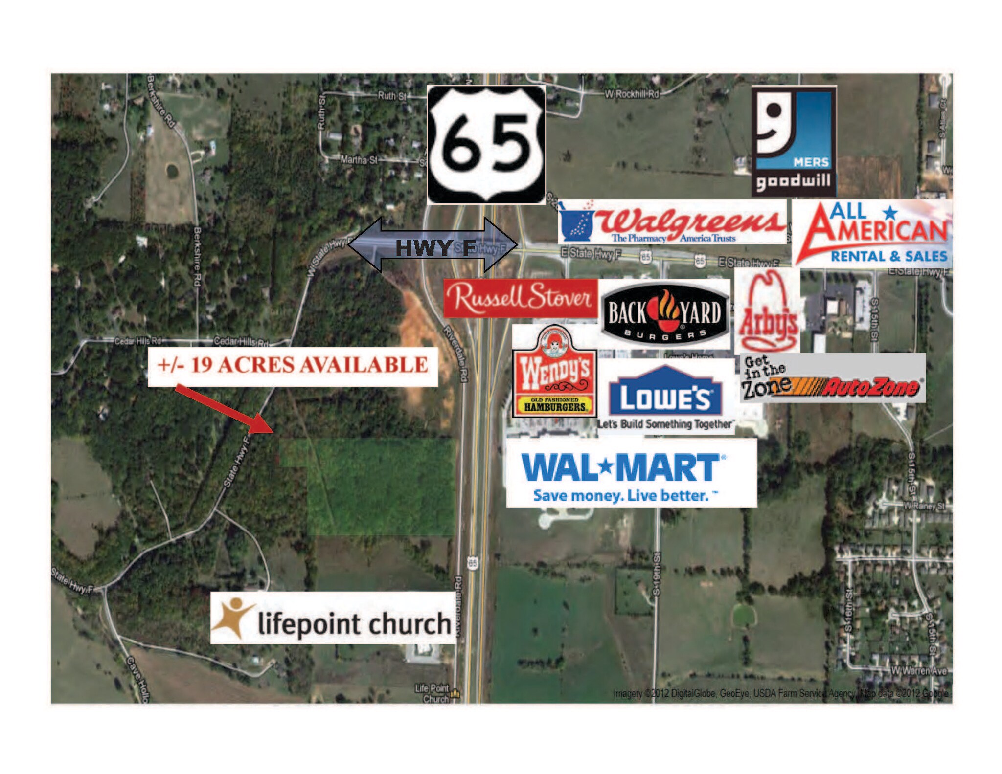 Highway 65 & Highway F, Ozark, MO for sale Building Photo- Image 1 of 1