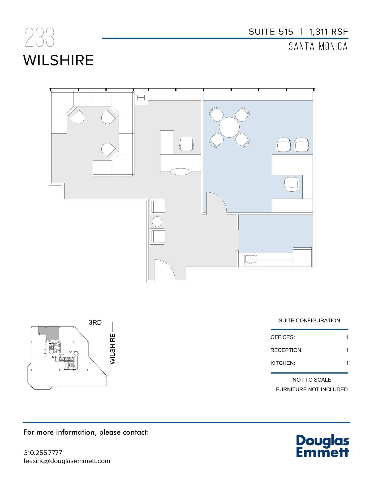 233 Wilshire Blvd, Santa Monica, CA for lease Floor Plan- Image 1 of 1