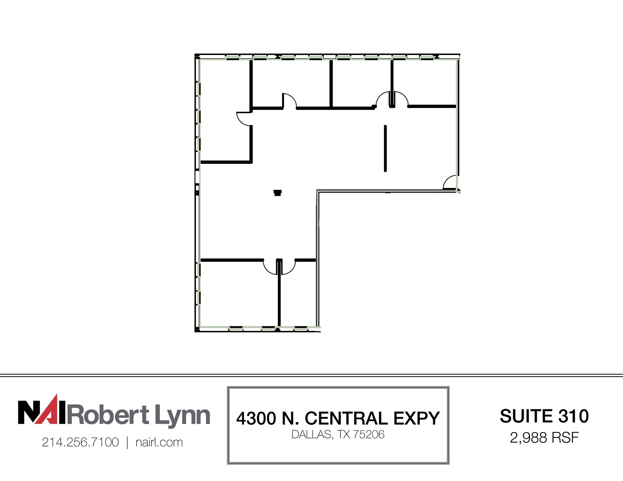 4300 N Central Expy, Dallas, TX for lease Floor Plan- Image 1 of 1
