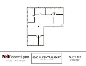 4300 N Central Expy, Dallas, TX for lease Floor Plan- Image 1 of 1