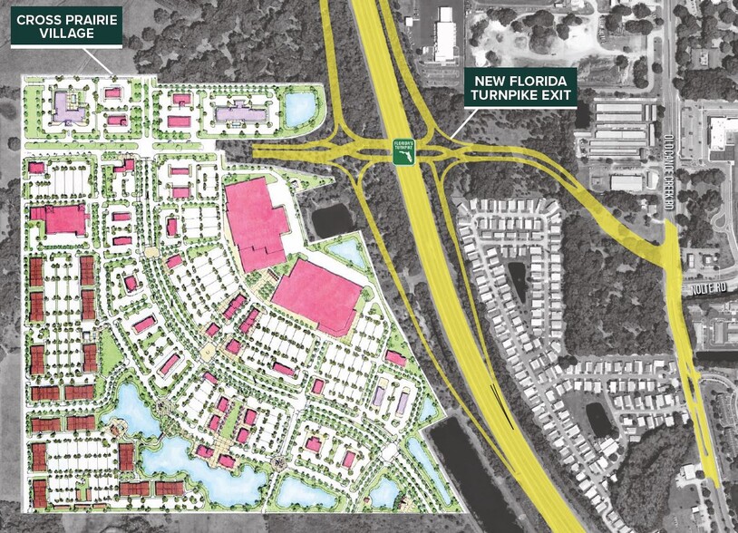 Cross Prairie Village, Saint Cloud, FL for lease - Site Plan - Image 1 of 2