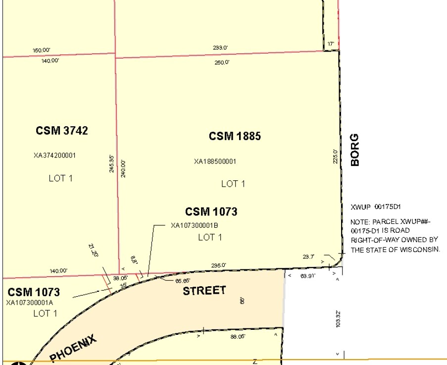 518 Borg Rd, Delavan, WI for sale Plat Map- Image 1 of 1