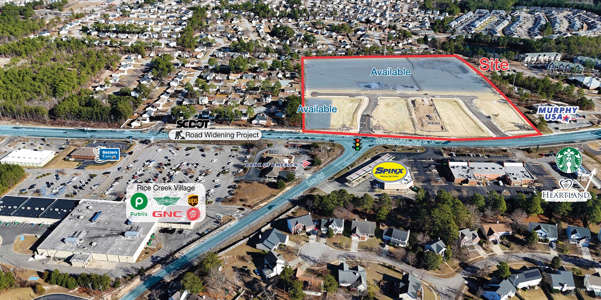 4600 Hard Scrabble Rd, Columbia, SC for lease Aerial- Image 1 of 3