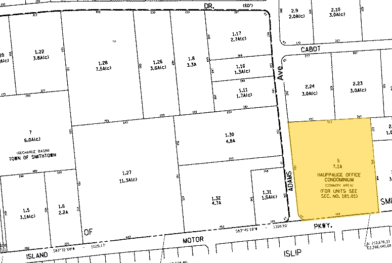 140 Adams Ave, Hauppauge, NY for sale - Plat Map - Image 2 of 16