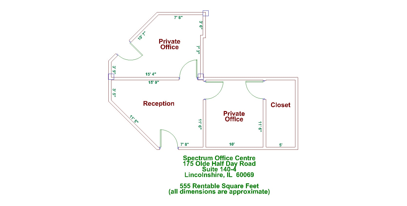175 Olde Half Day Rd, Lincolnshire, IL for lease Floor Plan- Image 1 of 1