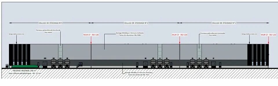 Office in Mondeville for lease - Site Plan - Image 3 of 3