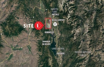 Redridge & Blackhawk Land, Mccall, ID - AERIAL  map view