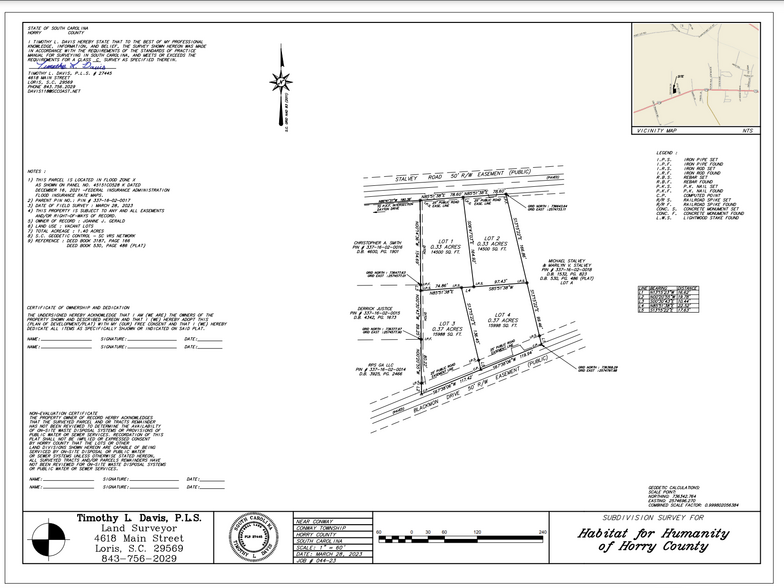 TBD Stalvey Road Conway SC 29526, Conway, SC for sale - Building Photo - Image 2 of 7