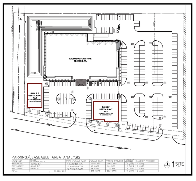 Gulf Freeway, Webster, TX for lease - Site Plan - Image 2 of 2