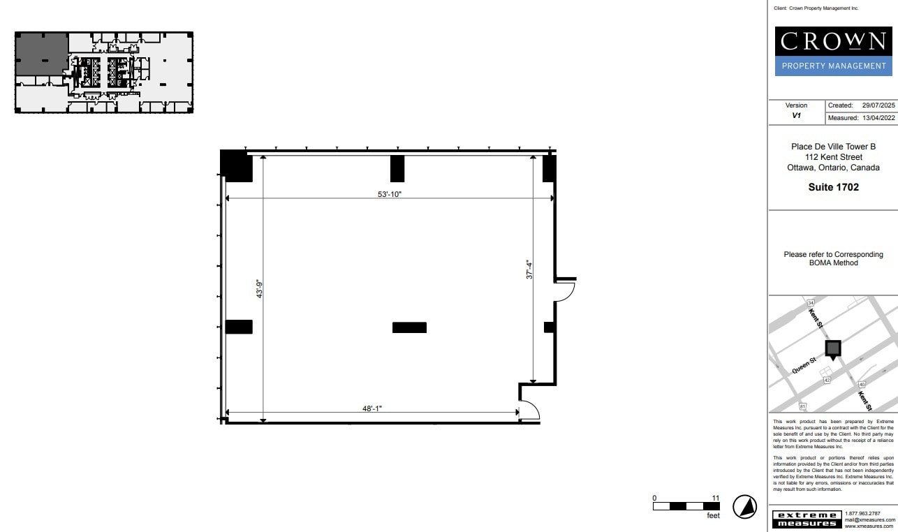 112 Kent St, Ottawa, ON for lease Floor Plan- Image 1 of 1