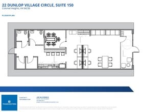 22 Dunlop Vlg, Colonial Heights, VA for lease Floor Plan- Image 1 of 1