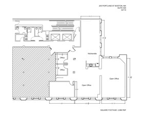 205 Portland St, Boston, MA for lease Site Plan- Image 1 of 8