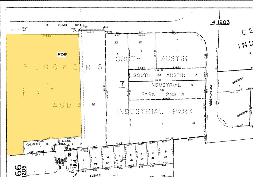 415 E Saint Elmo Rd, Austin, TX for lease - Plat Map - Image 2 of 5