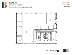 11525 N Community House Rd, Charlotte, NC for lease Floor Plan- Image 1 of 1