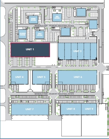 Mandale Park, Durham for lease - Site Plan - Image 2 of 3