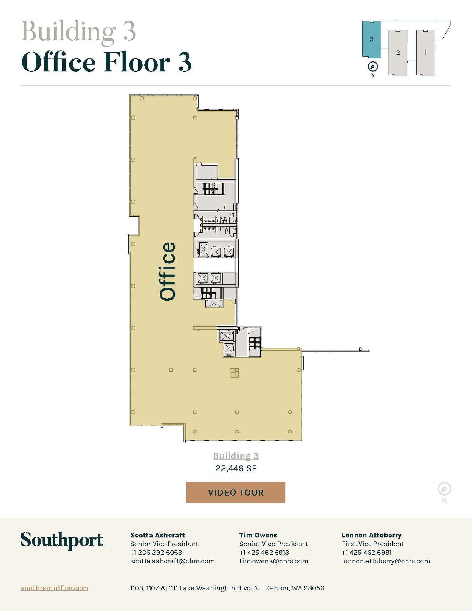 1101 Lake Washington Blvd N, Renton, WA for lease Floor Plan- Image 1 of 1