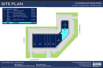 4001-4061 S Cloverleaf Dr, Saint Peters, MO for lease Site Plan- Image 1 of 1