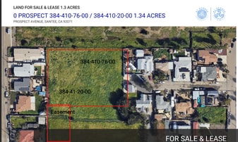 SANTEE TWO PARCEL VACANT LAND - Parking Garage
