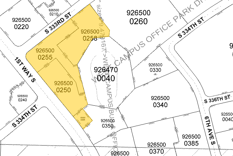 181 S 333rd St, Federal Way, WA for lease - Plat Map - Image 2 of 2