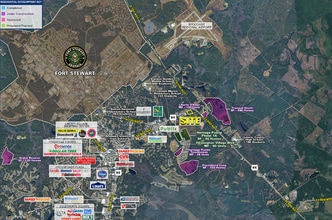 1739 Oglethorpe Highway, Hinesville, GA - Aerial map view - Image1